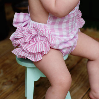 Pastel Pink First Birthday Bubble - Sunny Meadow Boutique
