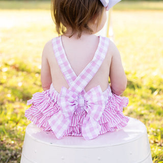 Pastel Pink First Birthday Bubble - Sunny Meadow Boutique