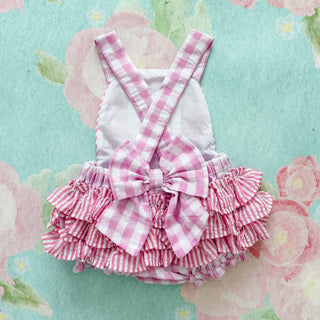 Pastel Pink First Birthday Bubble - Sunny Meadow Boutique