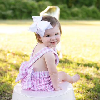 Pastel Pink First Birthday Bubble - Sunny Meadow Boutique