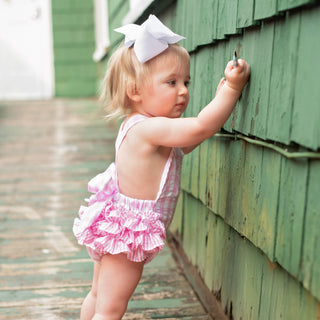 Pastel Pink First Birthday Bubble - Sunny Meadow Boutique