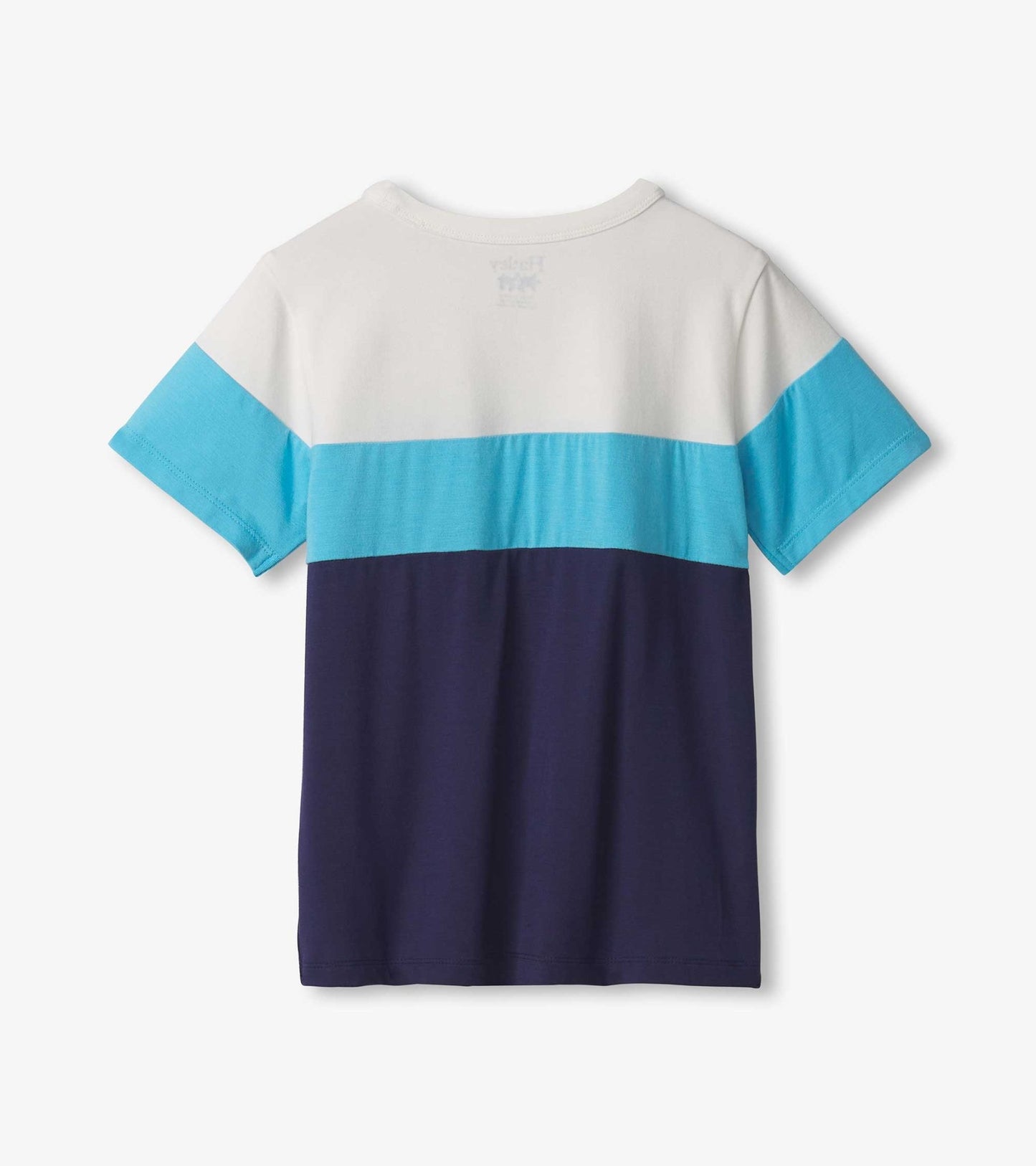 patriot blue colour block bamboo tee - Sunny Meadow Boutique