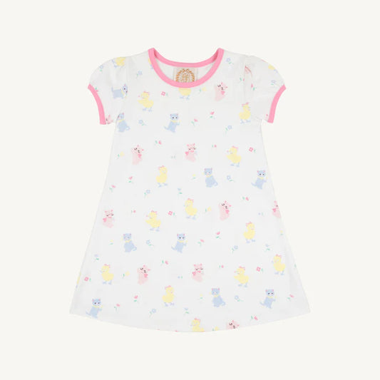 The Beaufort Bonnet Company Penny's Play Dress - Spring Spectacular with Hamptons Hot Pink