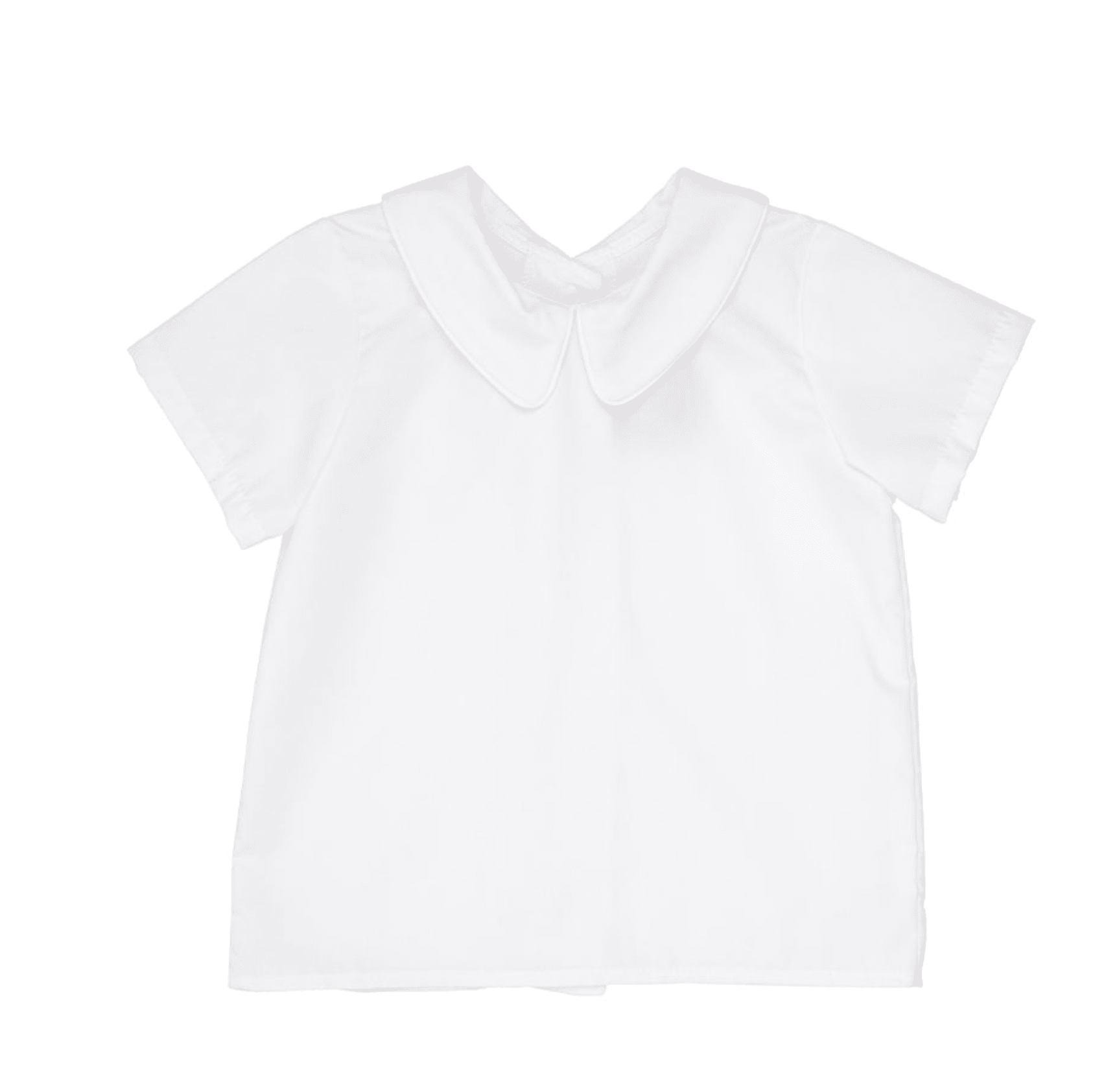 Peter Pan Shirt - Broadclth - short sleeve - Sunny Meadow Boutique