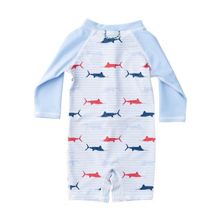 PRODOH Baby Reef One Piece Swimsuit Windsurfer Fish Print Regular price - Sunny Meadow Boutique