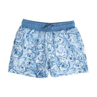 PRODOH Boys' Anti - Chafe Boogie Board Swim Trunks - Oyster Shell Print - Sunny Meadow Boutique