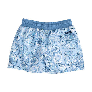 PRODOH Boys' Anti - Chafe Boogie Board Swim Trunks - Oyster Shell Print - Sunny Meadow Boutique