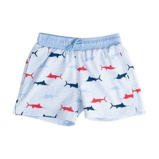 PRODOH Boys' Boogie Board Swim Trunks Swordfish Stripe Print - Sunny Meadow Boutique