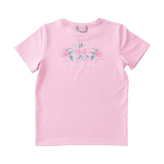 PRODOH Girls' Azalea Blossom UPF 50+ Performance Short Sleeve Tee - Sunny Meadow Boutique