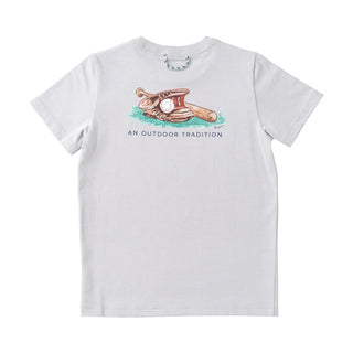 PRODOH Kids' Cotton Short Sleeve T-Shirt - Baseball Glove Art - Sunny Meadow Boutique