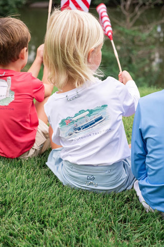 PRODOH Kids' Pro Performance Long Sleeve T-Shirt - Pontoon Boat Art - Sunny Meadow Boutique