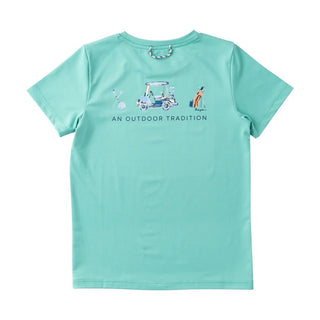 PRODOH Kids' Pro Performance Short Sleeve T-Shirt - Golf Cart Art - Sunny Meadow Boutique