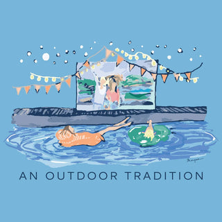 PRODOH Kids' UPF 50+ Quick - Dry Performance Tee – Dock Pool Party Art - Sunny Meadow Boutique