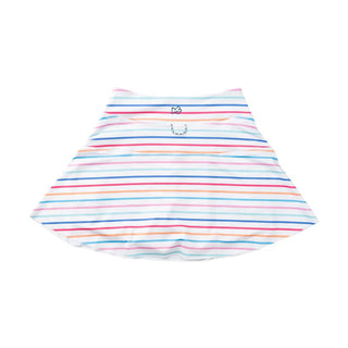 PRODOH Women's Sunset Stripe Tennis Twirl Skort – UPF 50+ Performance Athletic Skirt - Sunny Meadow Boutique