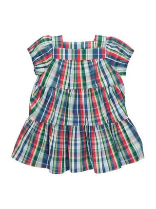 Puff Short Sleeve Tiered Dress - Sunny Meadow Boutique