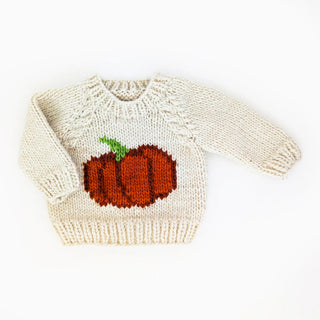 Pumpkin Crew Neck Sweater - Sunny Meadow Boutique