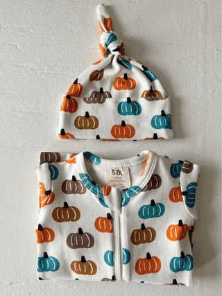 Pumpkin Patch / Organic Beanie (Baby - Kids) - Sunny Meadow Boutique