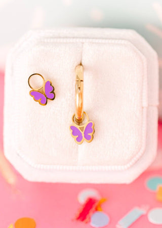 Purple Butterfly Charms - Sunny Meadow Boutique