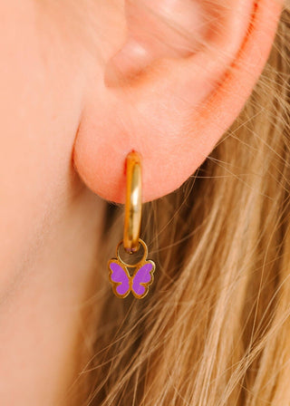 Purple Butterfly Charms - Sunny Meadow Boutique