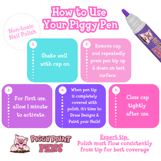 PURPLE Power Piggy Paint Pen - Sunny Meadow Boutique