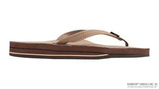 Rainbow Sandal Women's Double Layer Arch Support Premier Leather with a 1/2" Narrow Strap - Sunny Meadow Boutique