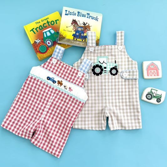 Reversible Tractor / Little Blue Farm Truck Jon Jon - Sunny Meadow Boutique