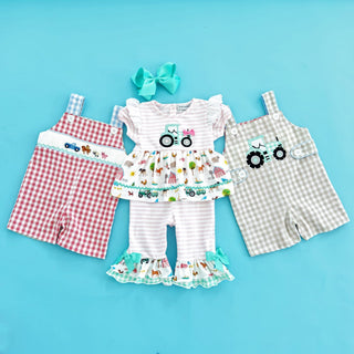 Reversible Tractor / Little Blue Farm Truck Jon Jon - Sunny Meadow Boutique