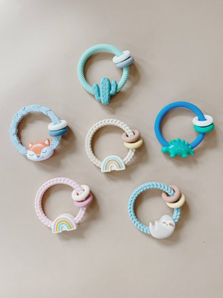 Ritzy Rattle™ Silicone Teether Rattles - Sunny Meadow Boutique