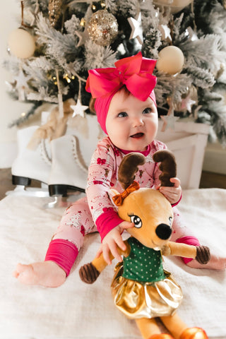 Rosie The Reindeer Wired Doll with Removable Costume - Sunny Meadow Boutique
