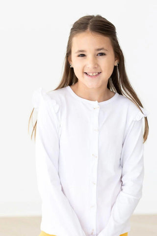 Ruffle Cardigan - Sunny Meadow Boutique