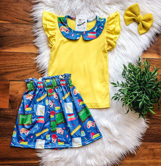 School Days Skirt Set by TwoCan - Sunny Meadow Boutique