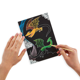 Scratch & Scribble - Fantastic Dragons - Sunny Meadow Boutique