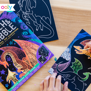 Scratch & Scribble - Fantastic Dragons - Sunny Meadow Boutique