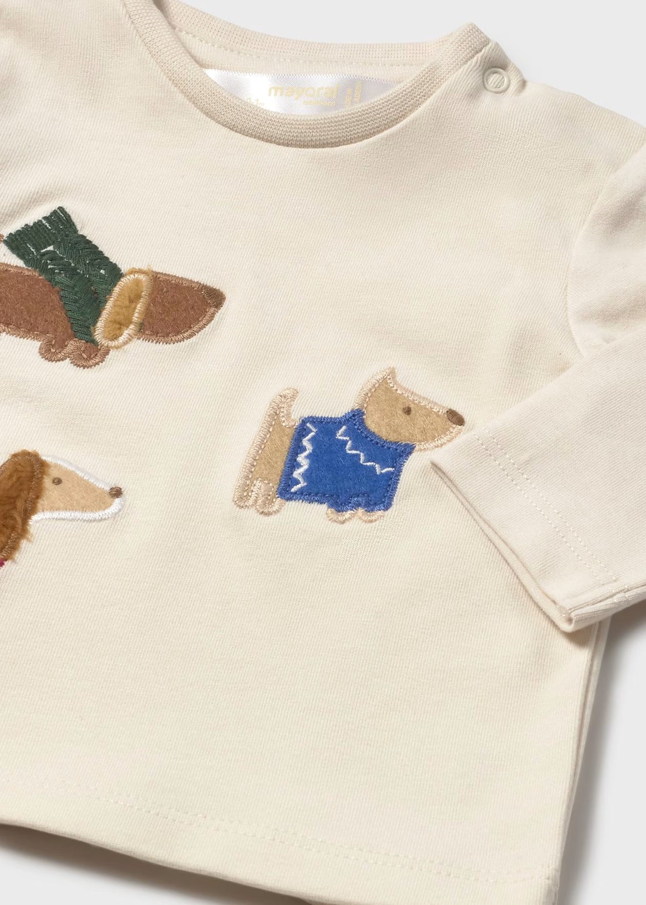 Infant Boys Cotton Crew Tee (Available in 4 Colors)