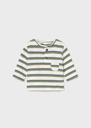 Infant Boys Cotton Crew Tee (Available in 4 Colors)