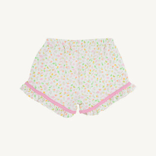 The Beaufort Bonnet Company Shelby Anne Citrus Lemon Ruffle Shorts