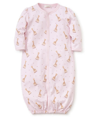 Sophie la girafe Pink Print Converter Gown - Sunny Meadow Boutique