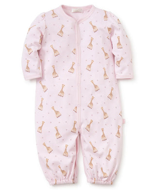 Sophie la girafe Pink Print Converter Gown - Sunny Meadow Boutique
