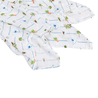 South Carolina Baby Muslin Swaddle Receiving Blanket - Sunny Meadow Boutique