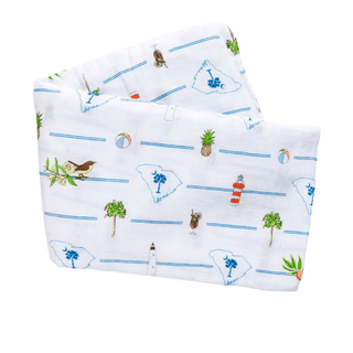 South Carolina Baby Muslin Swaddle Receiving Blanket - Sunny Meadow Boutique