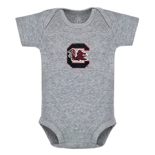 South Carolina Gamecocks Infant Bodysuit: Embroidery - Sunny Meadow Boutique