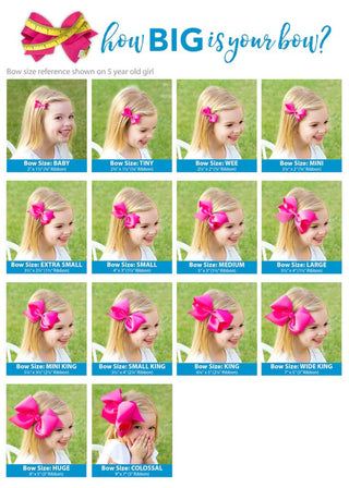 Spring Classic Grosgrain Hair Bow - Sunny Meadow Boutique
