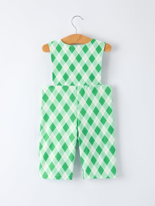 Spring Golf Embroidered Baby Boys Smocked Romper - Sunny Meadow Boutique