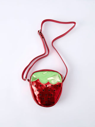 Spring Strawberry Girl Crossbody Bag - Sunny Meadow Boutique