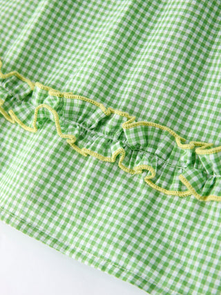 Spring Turtle Smocked Baby Girls Dress - Sunny Meadow Boutique
