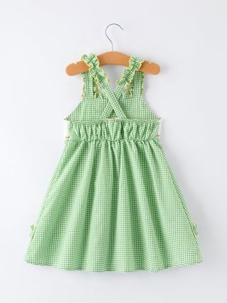 Spring Turtle Smocked Baby Girls Dress - Sunny Meadow Boutique