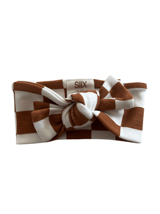 Stracciatella Checkerboard / Organic Bow (Baby - Kids) - Sunny Meadow Boutique