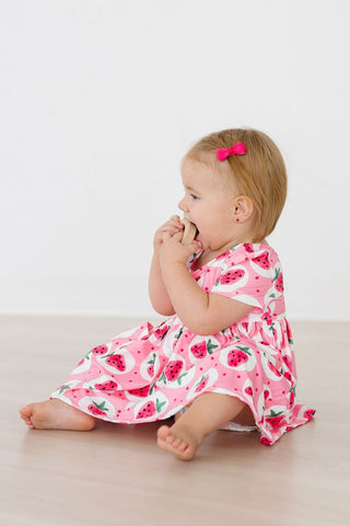 Strawberry Fields S/S Pocket Twirl Dress - Sunny Meadow Boutique