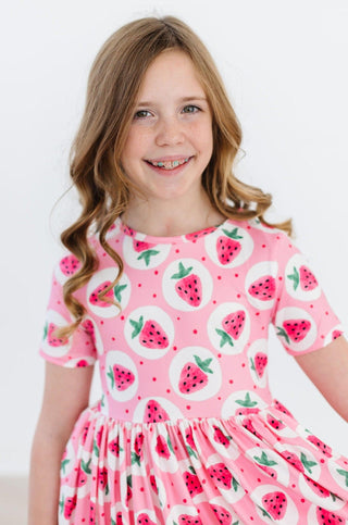 Strawberry Fields S/S Pocket Twirl Dress - Sunny Meadow Boutique