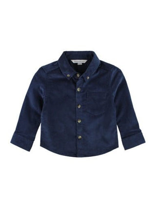 Stretch Corduroy Long Sleeve Button Down Shirt - Sunny Meadow Boutique